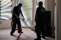 carpet cleaners in Memphis at work