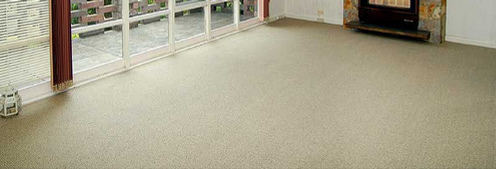 cleanedcarpet in cornor of room